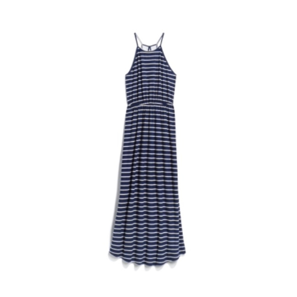 French Grey Nichelle Brushed Knit Maxi Dress